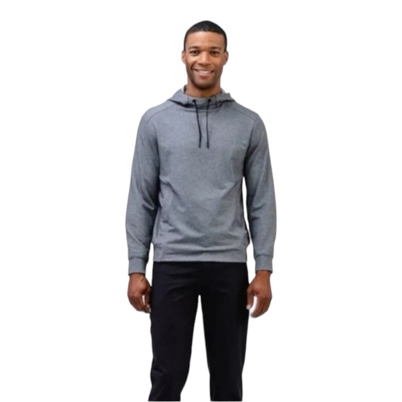 Ministry Of Supply Unisex XXXS Fusion Terry For All Hoodie Gray 4 Way Stretch - Picture 5 of 12